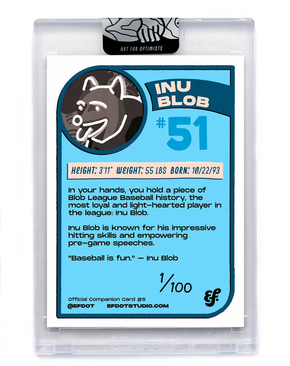 Inu Blob - Card #6 (Unsigned/100)
