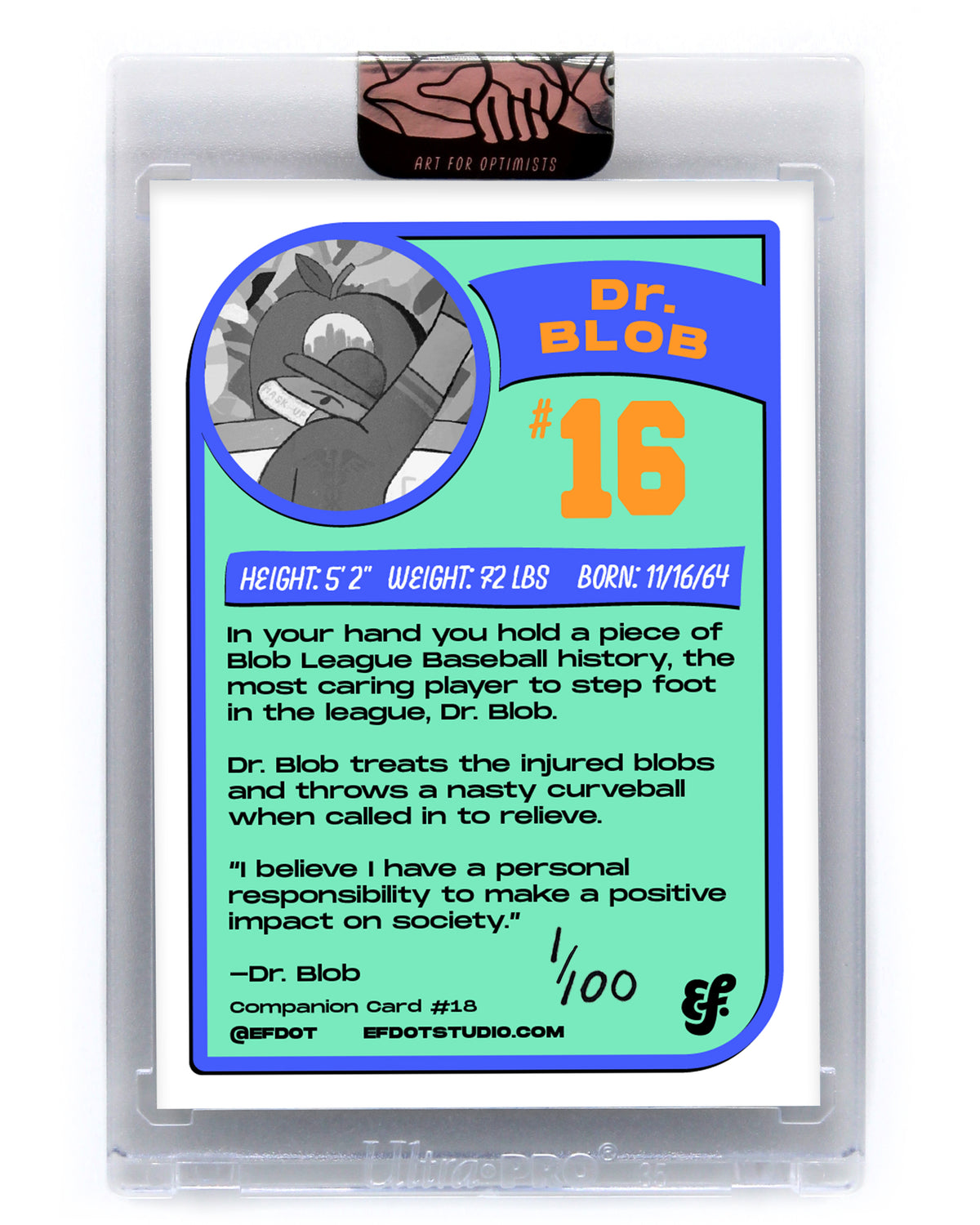 Dr. Blob - Companion Card #18 (Unsigned /100)
