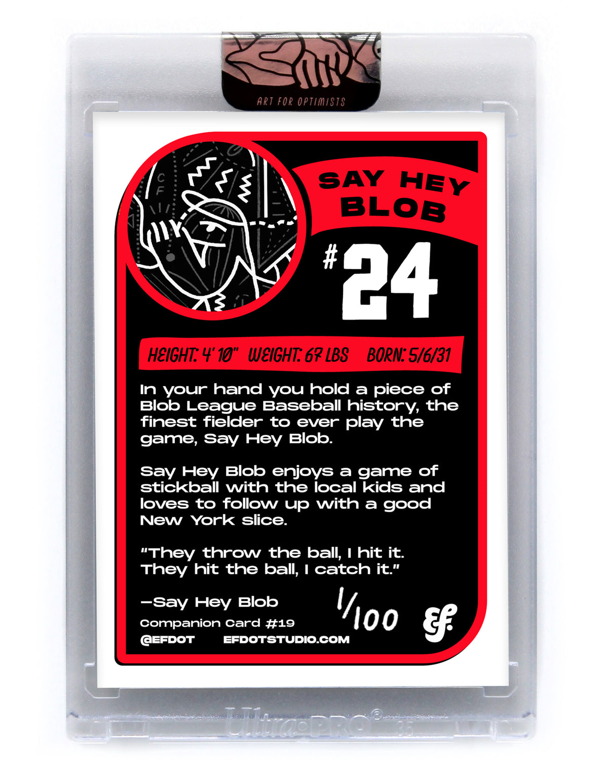 Say Hey Blob - Companion Card #19 (Unsigned /100)