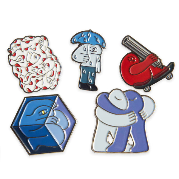 Enamel pin 5-pack