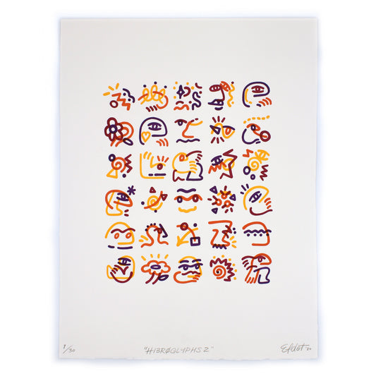 HI3R0GLYPHS 2020 Archive Print