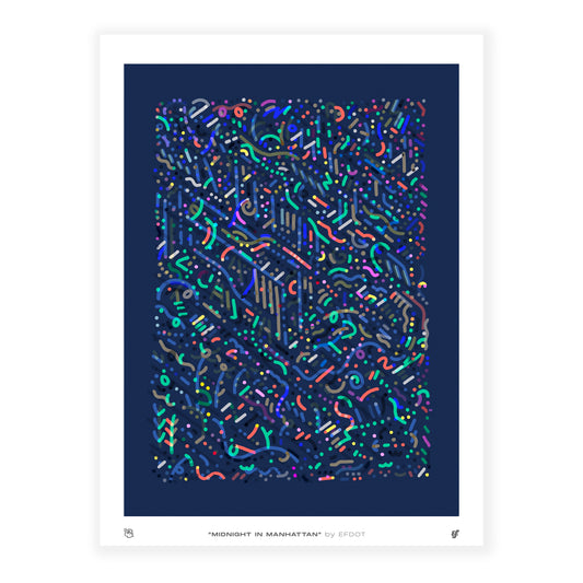Midnight In Manhattan Print