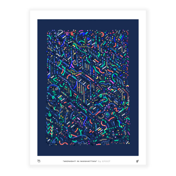 Midnight in Manhattan Print