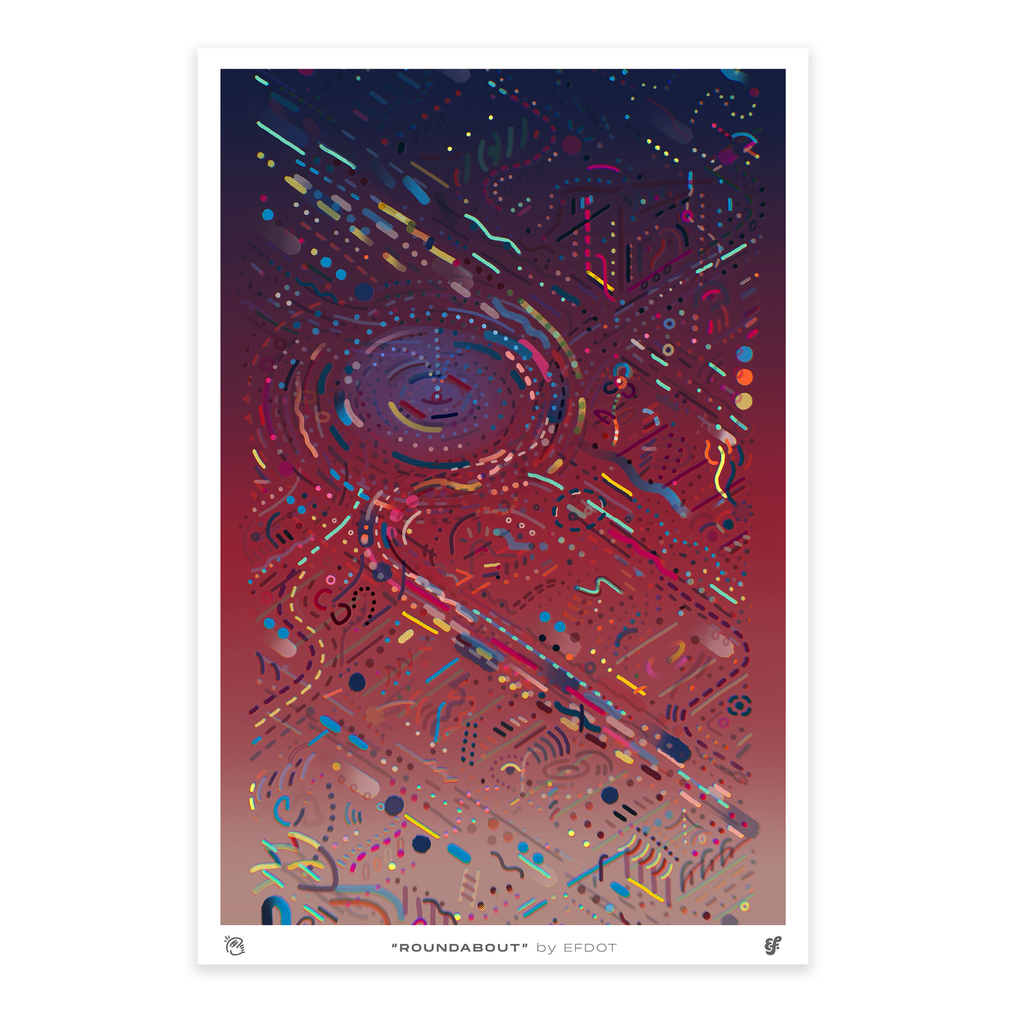 Roundabout Print
