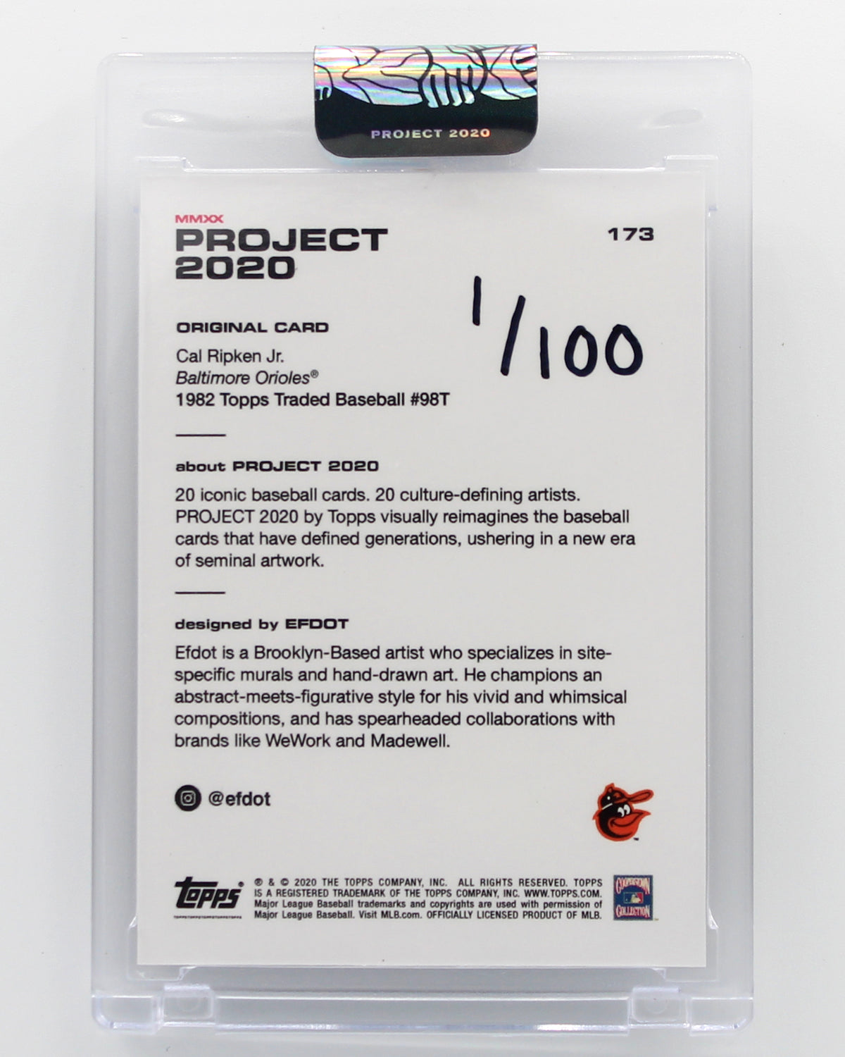 Duo: Iron Blob Print + Cal Ripken (Orange Signature/100)