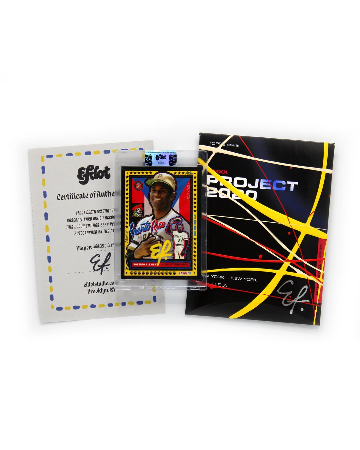 Roberto Clemente (Yellow Signature /50)