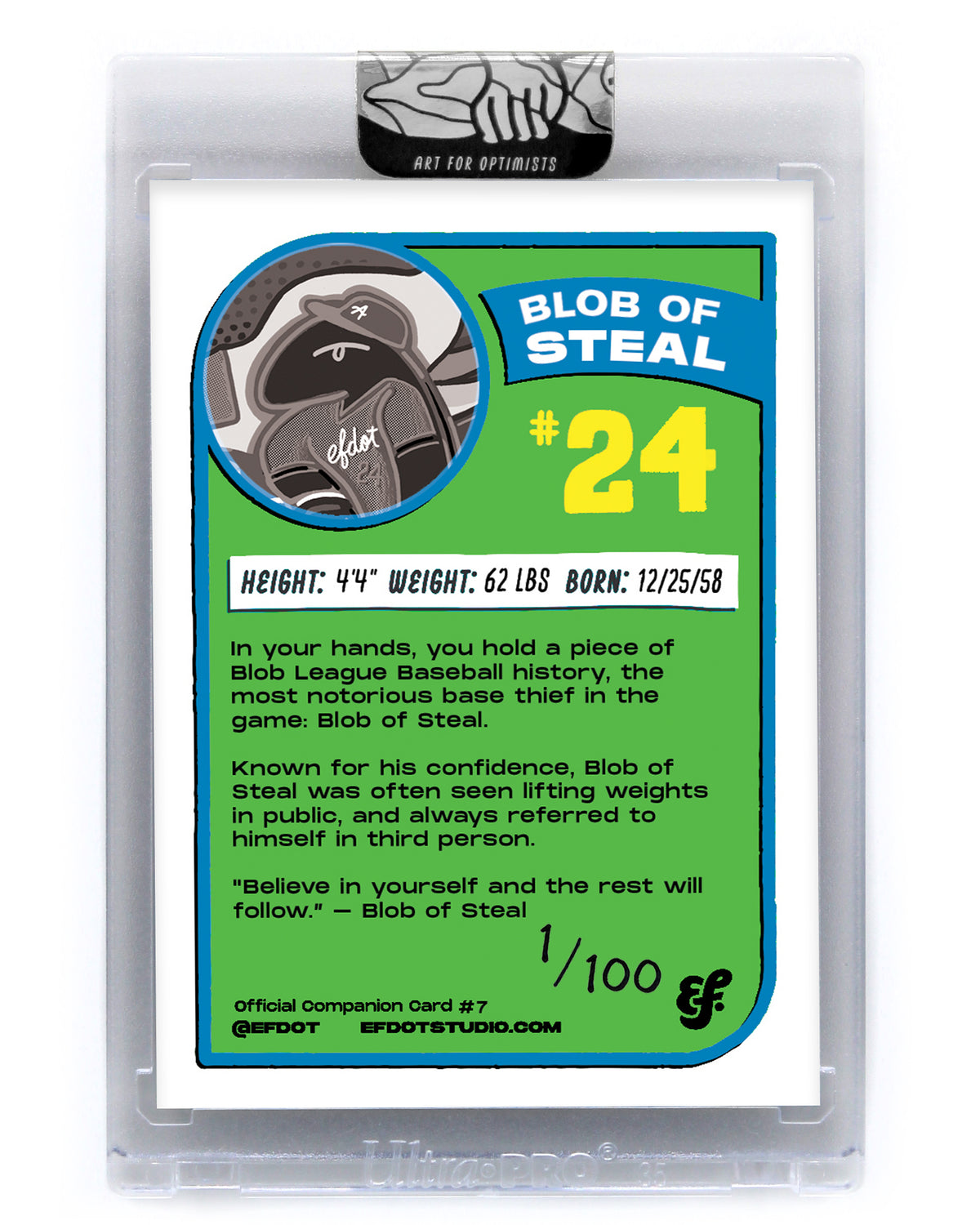 Blob of Steal - Companion Card #7 (Unsigned /100)