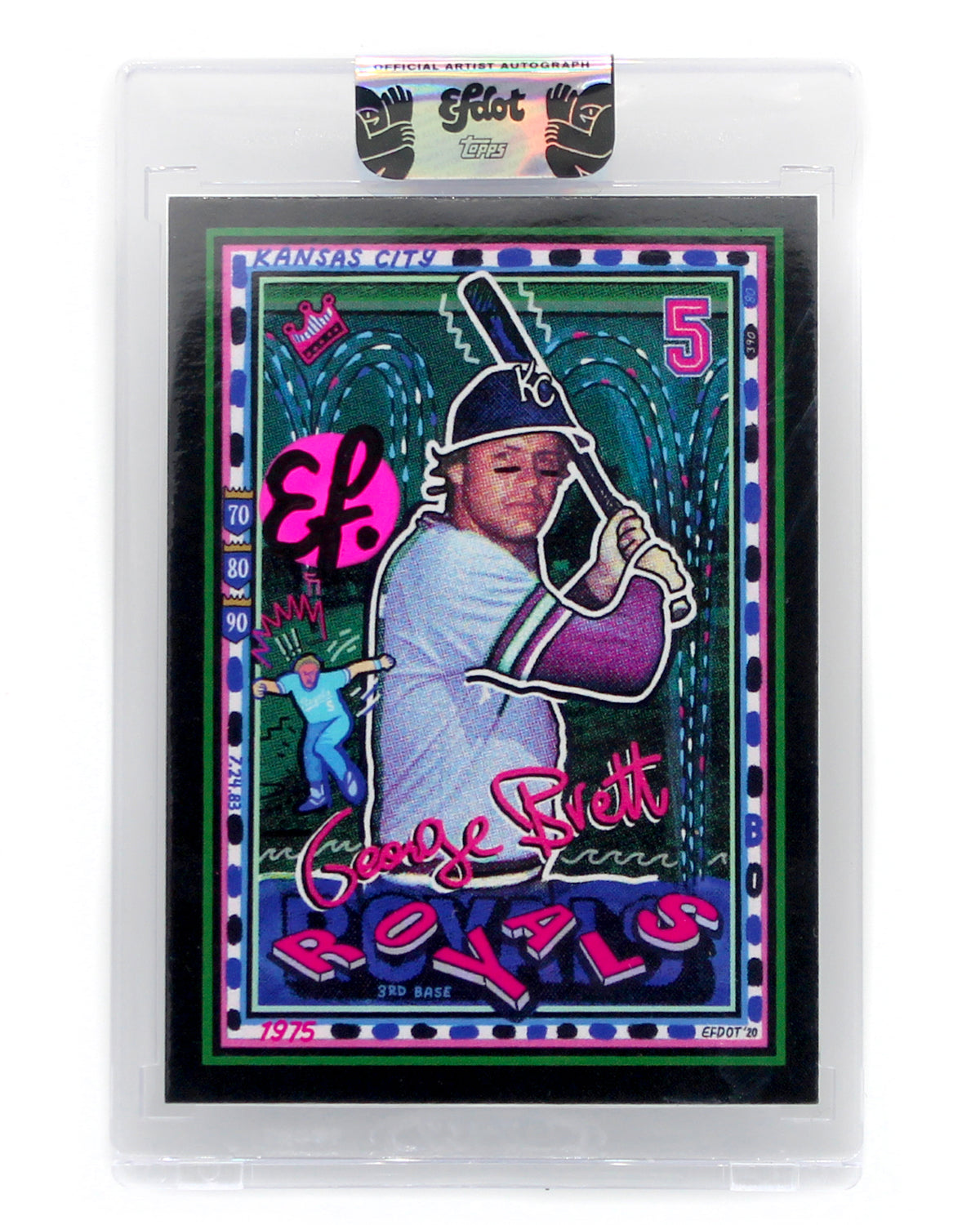 George Brett (Pink Dot + Black Signature/50)