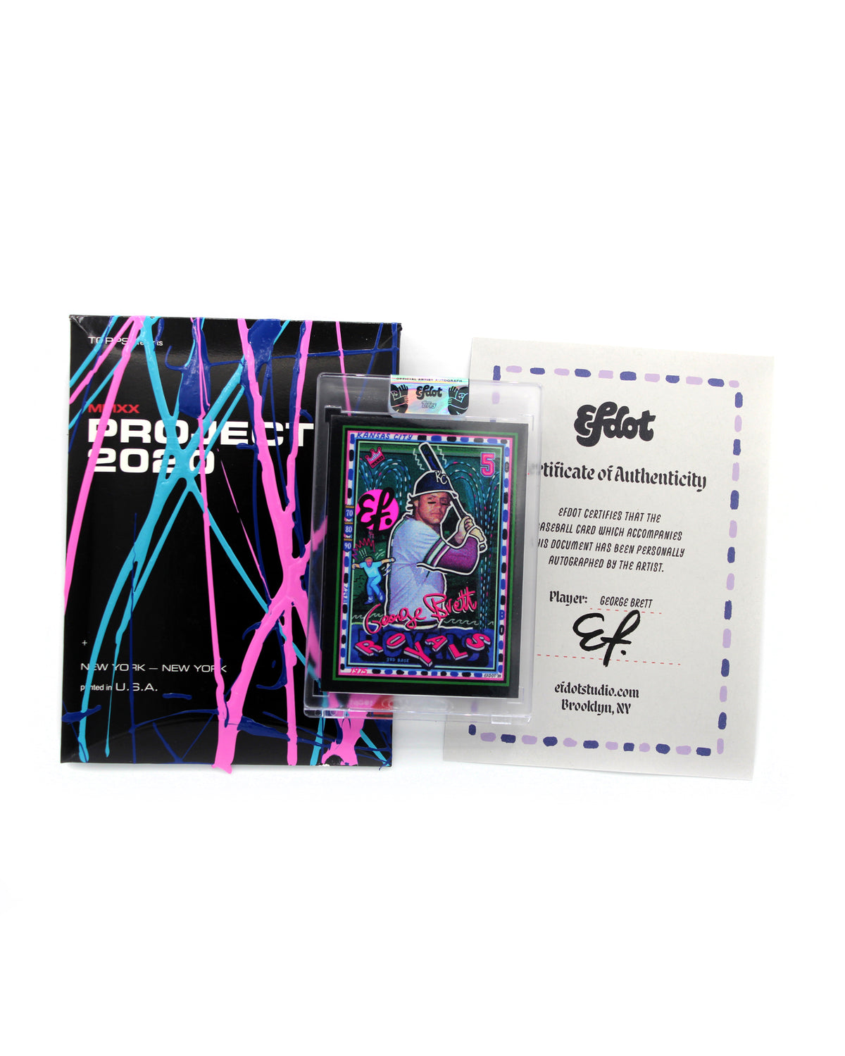 George Brett (Pink Dot + Black Signature/50)