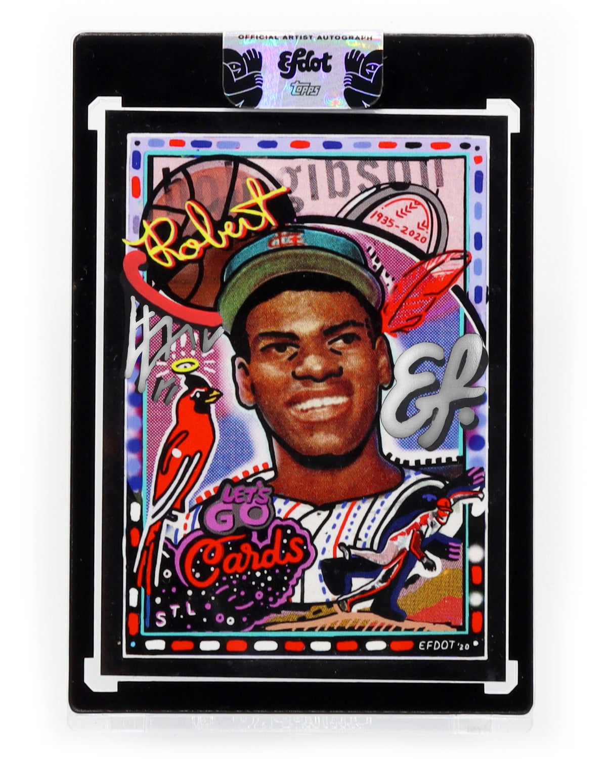 Bob Gibson (Silver Hand-embellished /10)