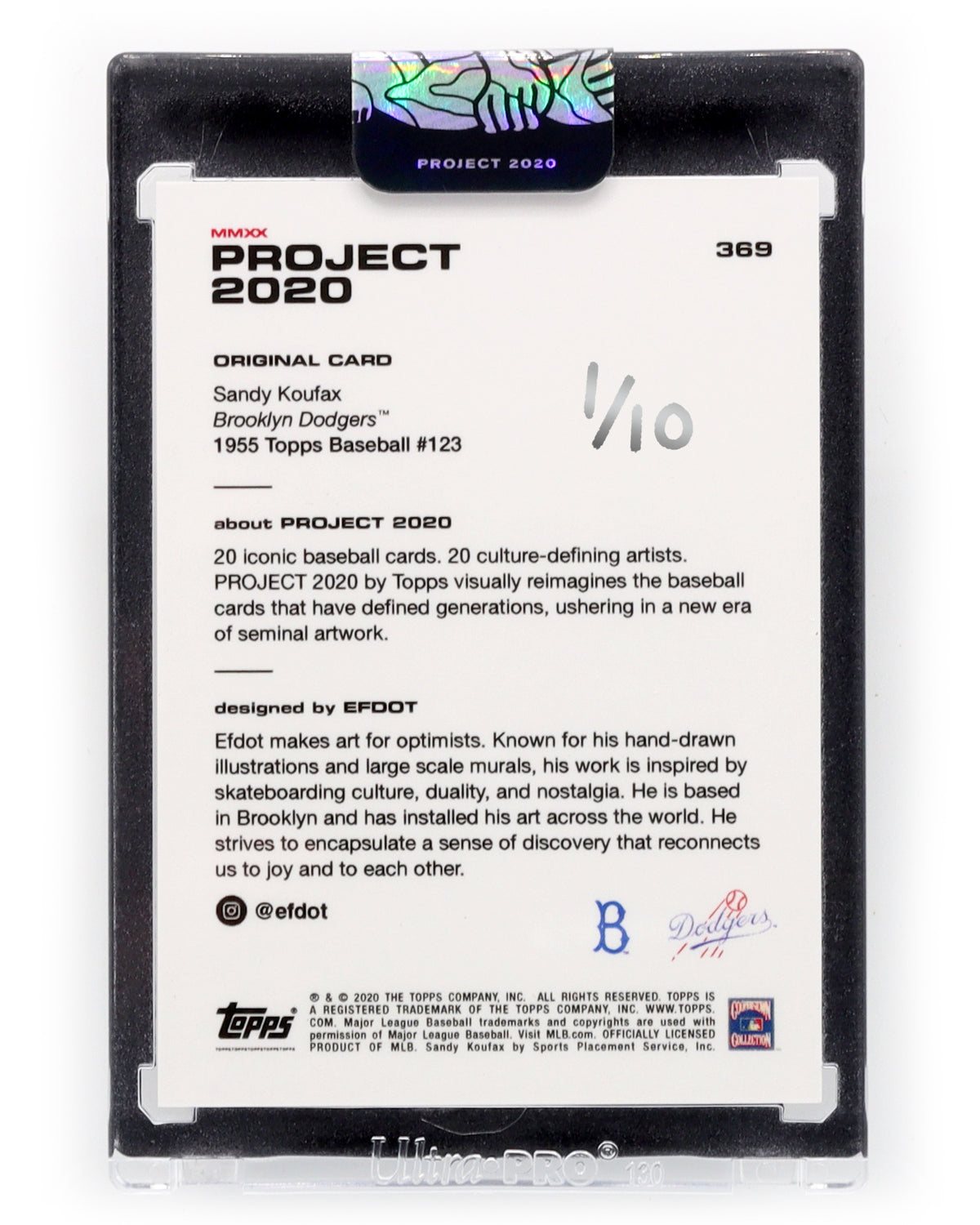 Sandy Koufax (Brooklyn Silver Edition/ 10)
