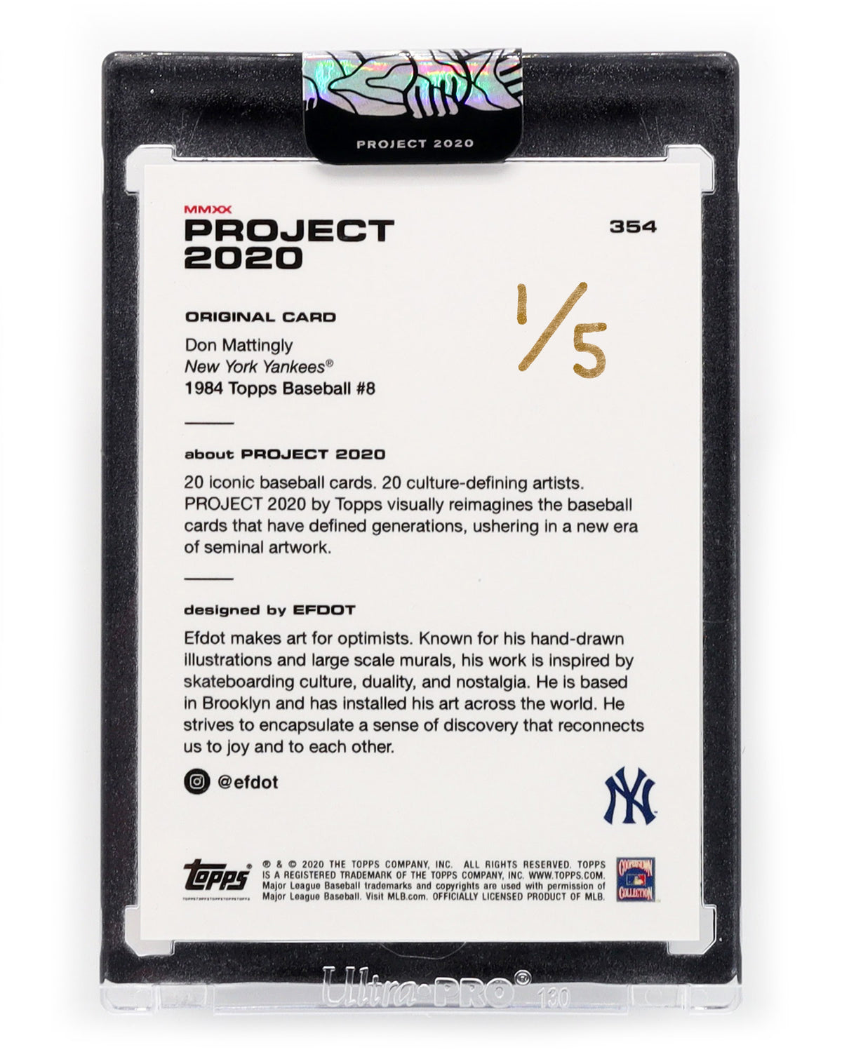 Don Mattingly (Gold Pinstripe Edition /5)