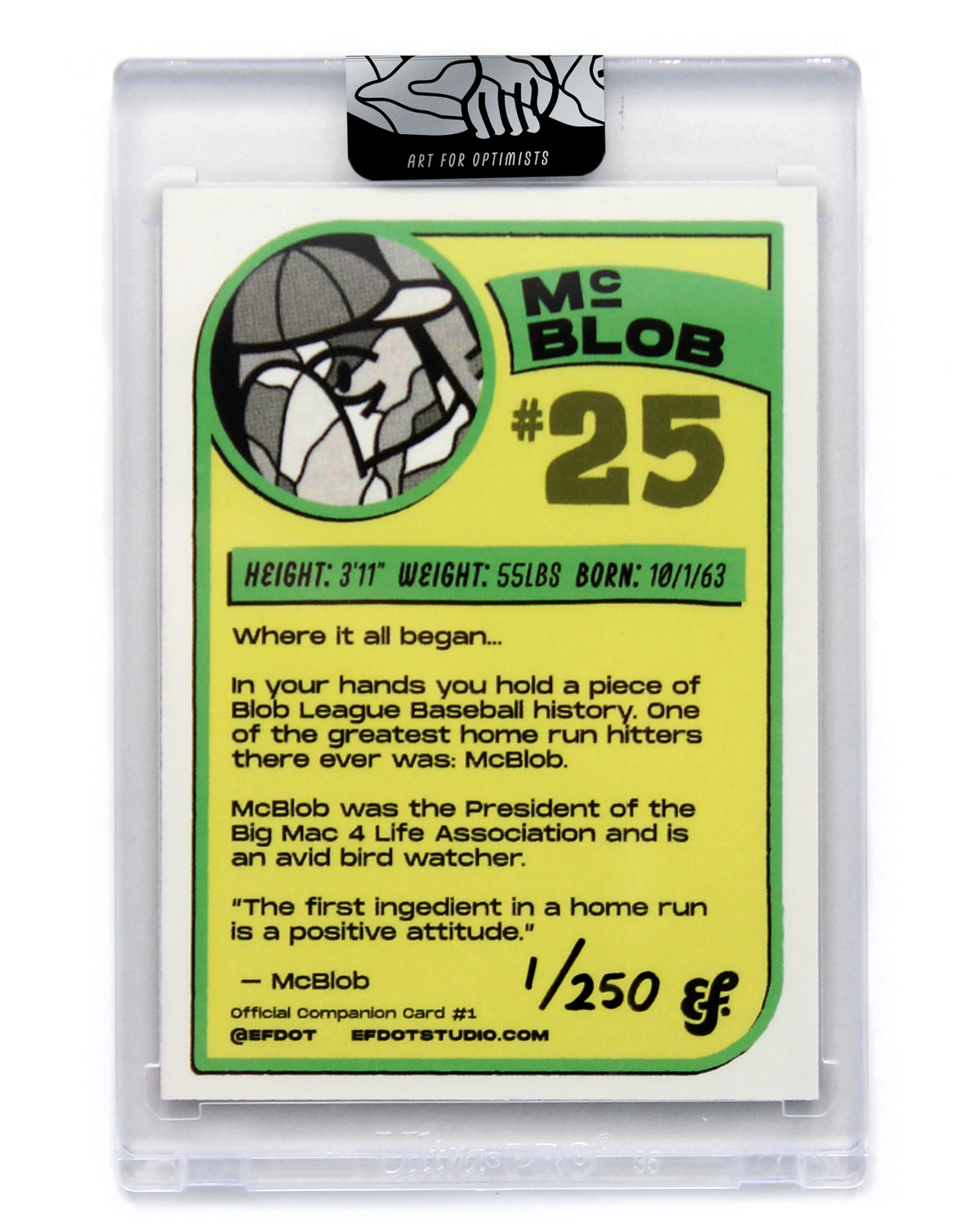 McBlob - Companion Card #1 (Unsigned /250)