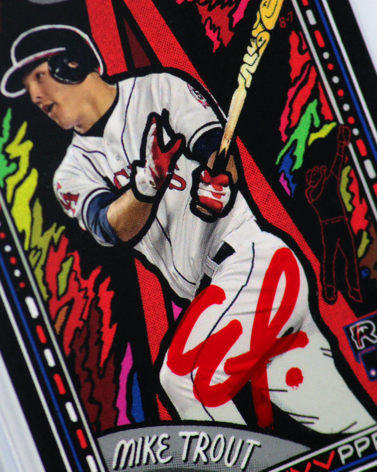 Mike Trout (Red Signature/200)