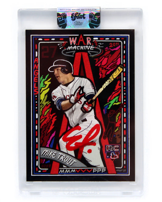 Mike Trout (Red Signature/200)