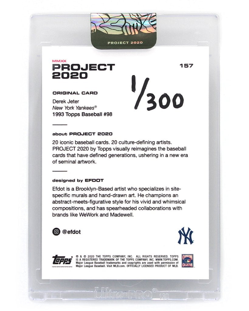 Duo: Bronx Blob Companion Card #2 + Derek Jeter (White Signature)