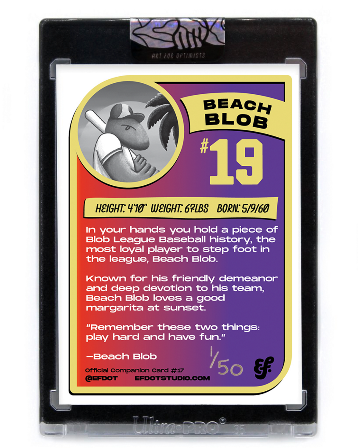 Beach Blob - Companion Card #17 (Signed /50)