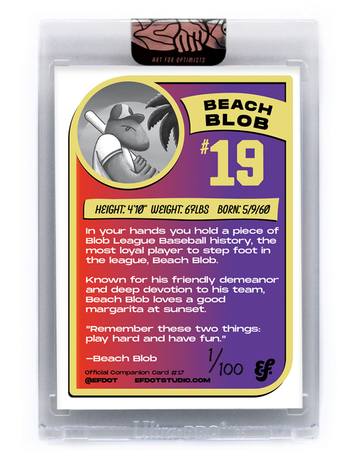 Beach Blob - Companion Card #17 (Unsigned /100)
