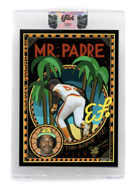 Signed Tony Gwynn Card (Yellow Ink)