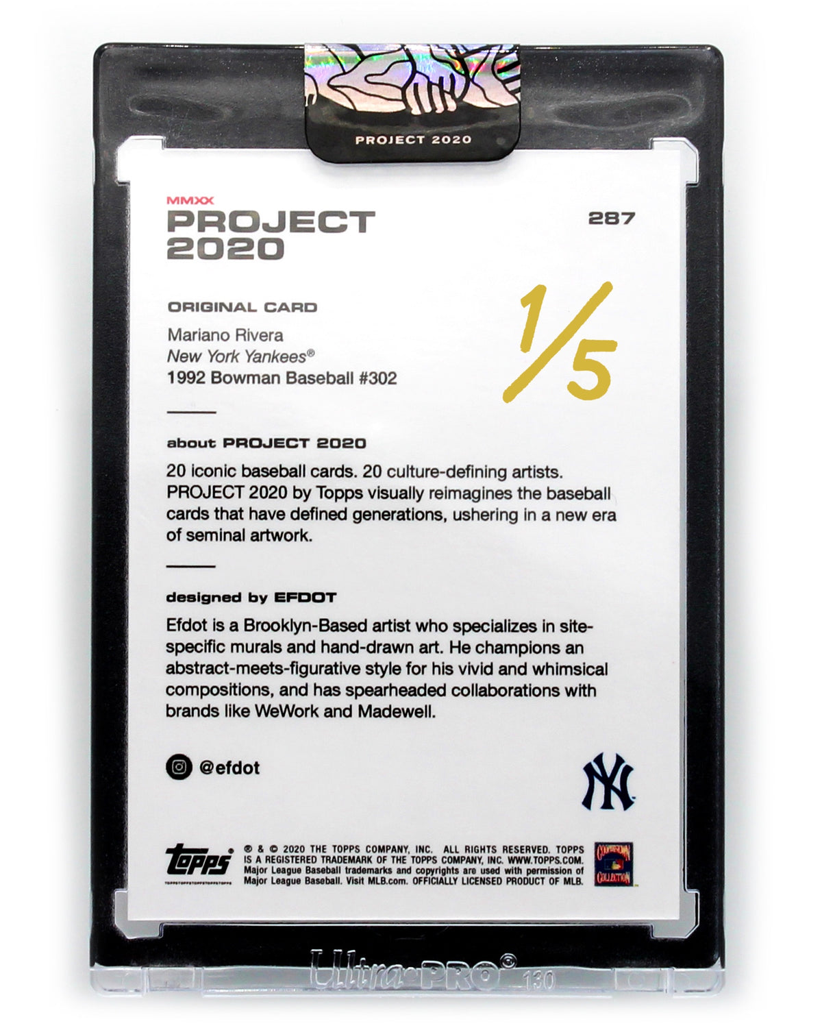Mariano Rivera (Gold Pinstripe Edition /5)