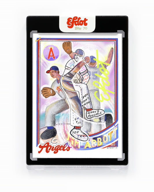 Jim Abbott (Neon Yellow 1/1) + Efdot Hat