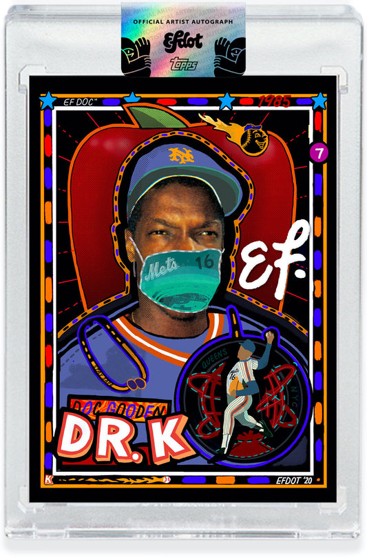 Signed Doc Gooden Card (White Ink /100)
