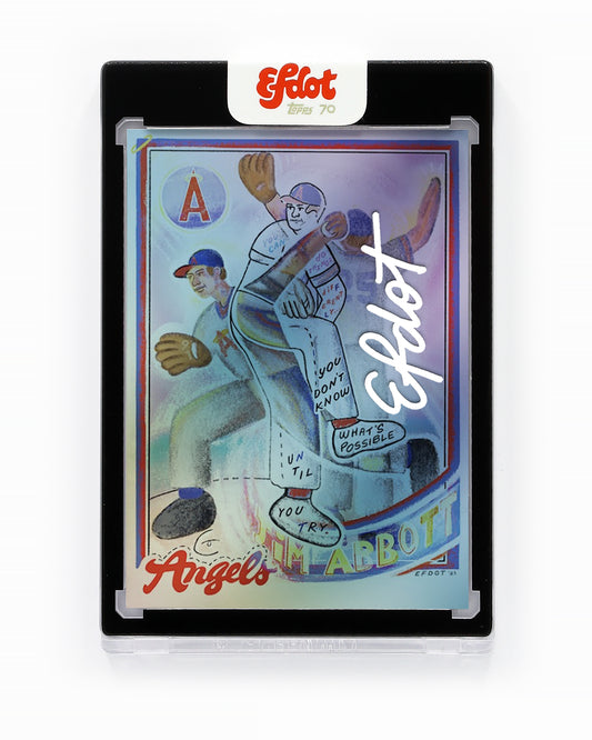 Jim Abbott (Foil 1/1) + Embellished Efdot Hat
